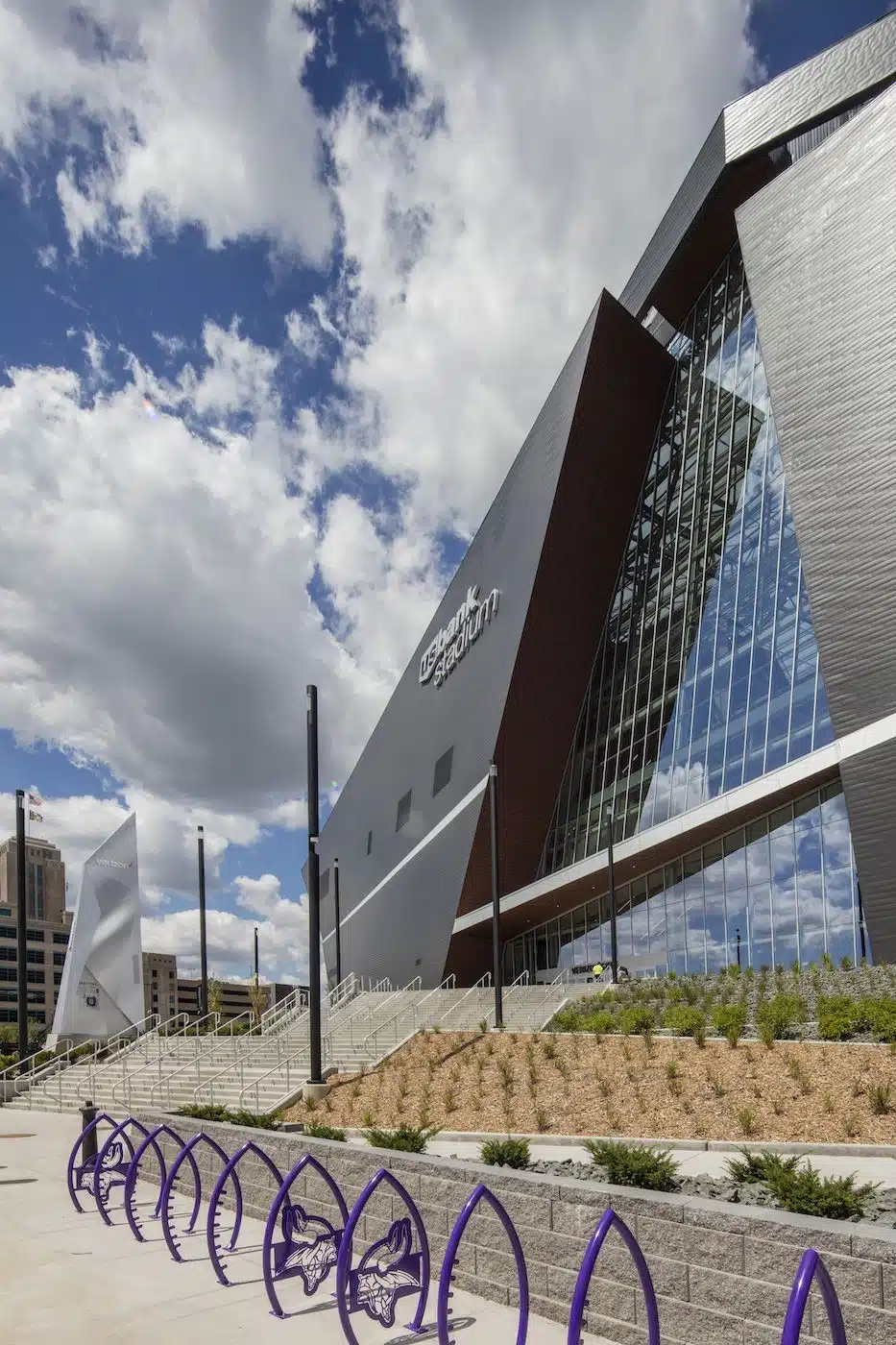 U. S. Bank Stadium features 49,000 feet of Decorative Glass and