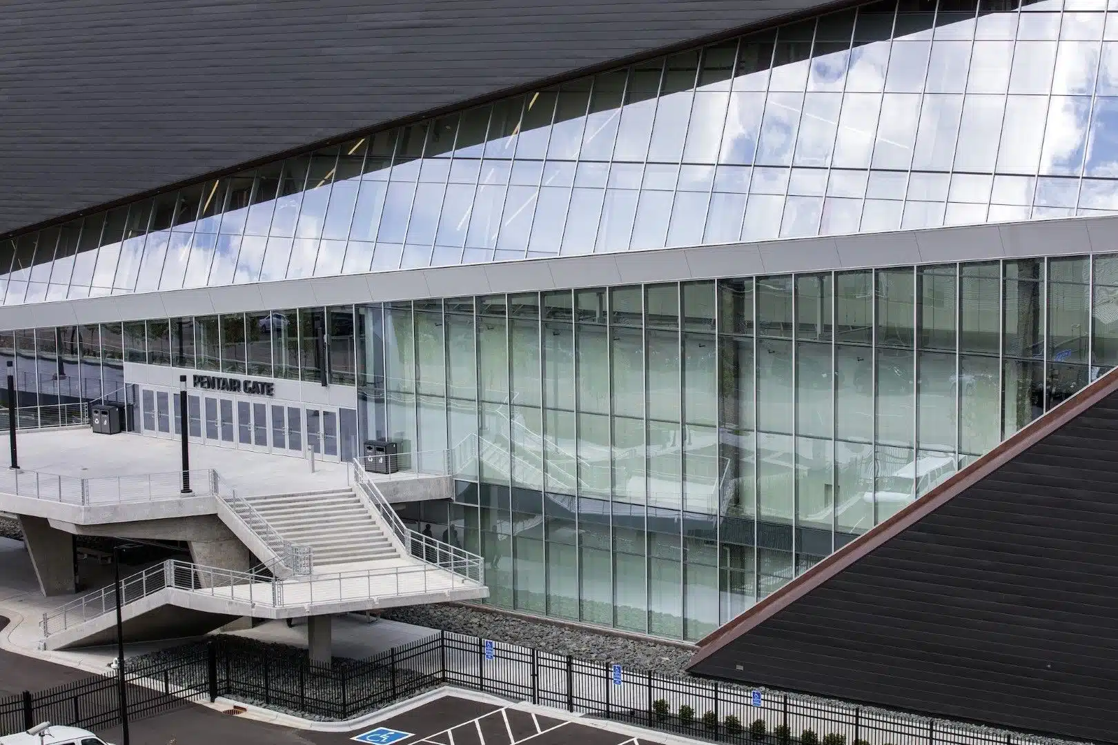 U. S. Bank Stadium features 49,000 feet of Decorative Glass and