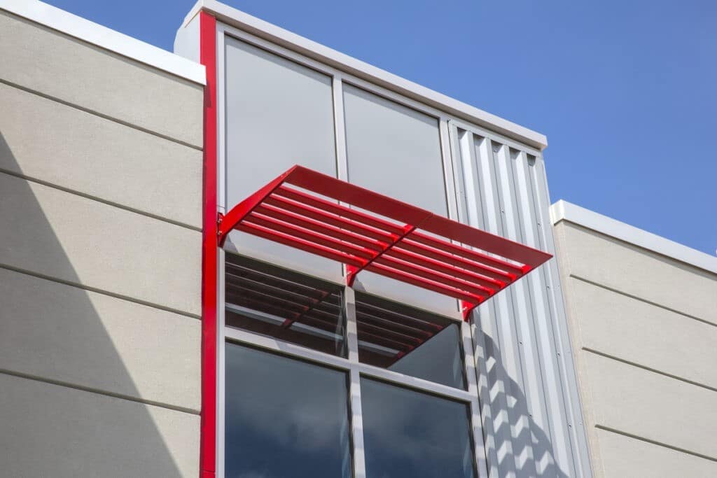 Versoleil SunShade - Outrigger System - For Curtain Wall
