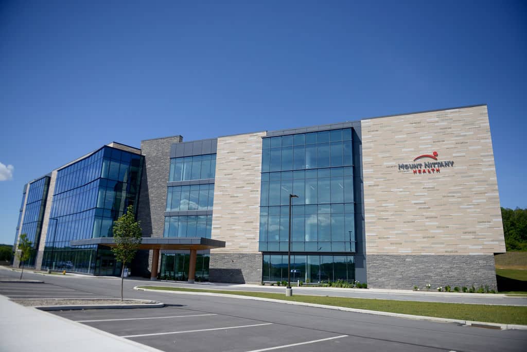 Mount Nittany Health Toftrees, Kawneer Company Inc., Pennsylvania Architecture Healthcare